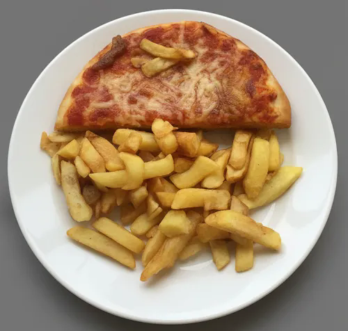 Kids 1/2 Fried Pizza 