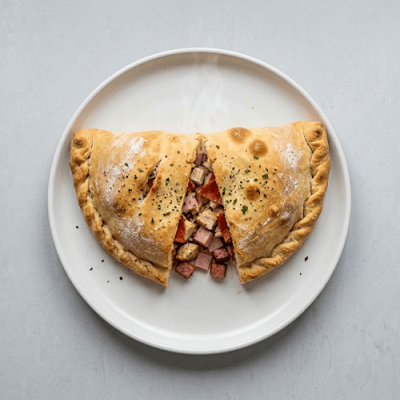 Spicy Meat Feast Calzone 