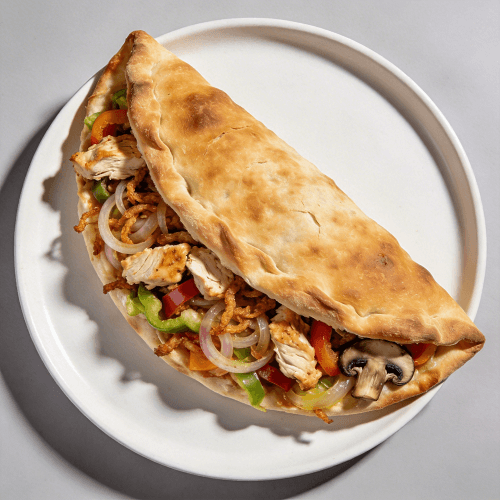 Chicken Shawarma Calzone# 