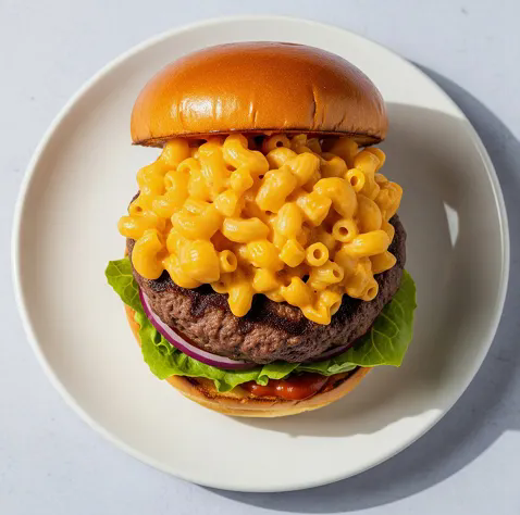Mac 'n' Cheese Gourmet Burger 