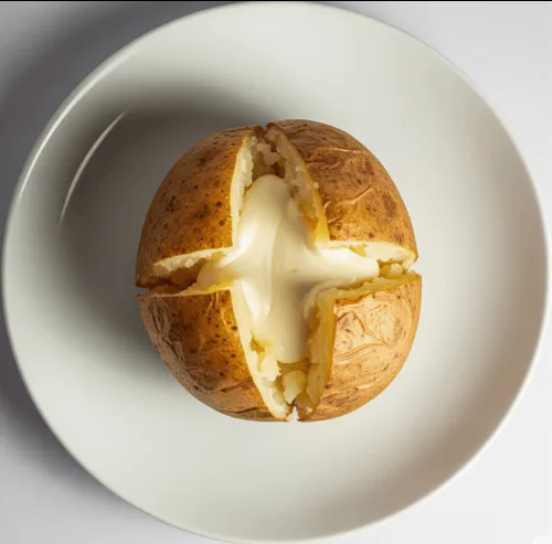 Baked Potato With Branson Pickle 