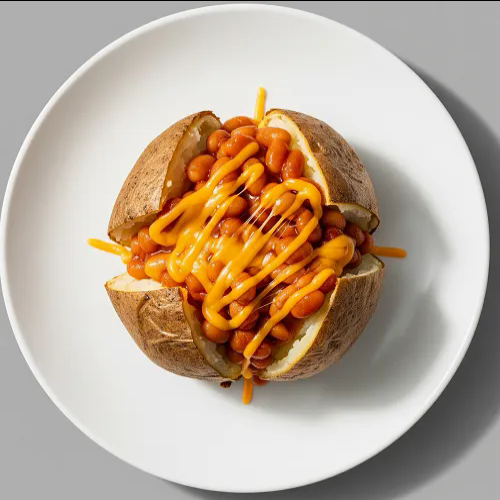 Baked Potato With Baked Beans 